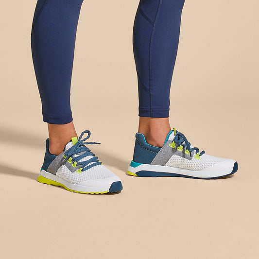 Women OluKai Wailuku Women’s Athletic Shoes - Bright White / Lagoon