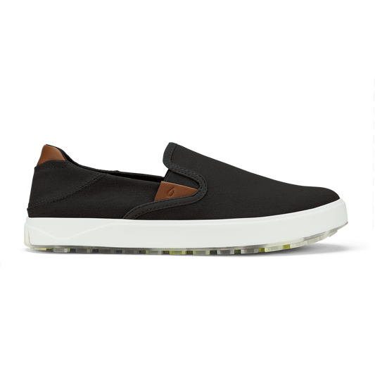 Men OluKai Wai‘alae Slip On Men’s Golf Shoes - Lava Rock