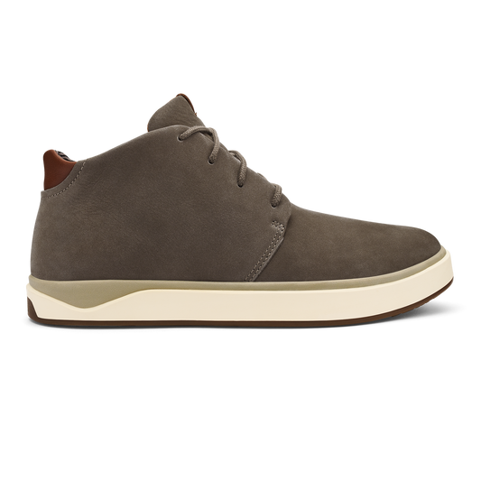 Men OluKai Papakū 'Ili Men’s Waterproof Leather Boots- Mustang