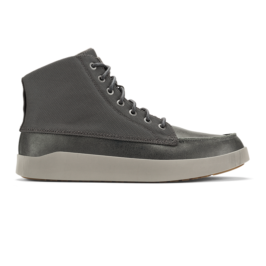 Men OluKai Mōlina Men’s Waterproof Leather Boots - Black