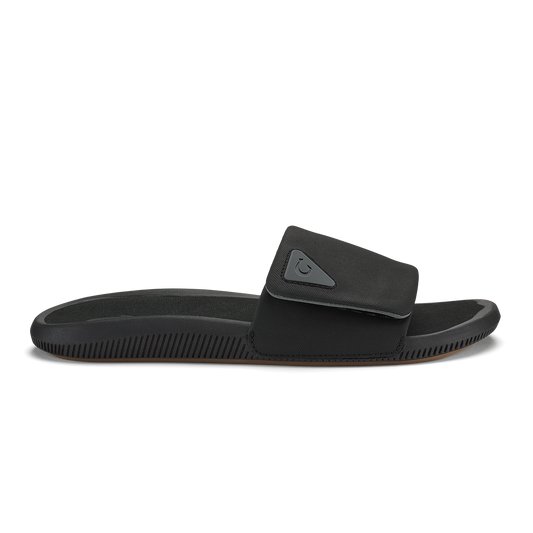 Men|New Arrivals OluKai Ulele Slide - Lava Rock / Lava Rock