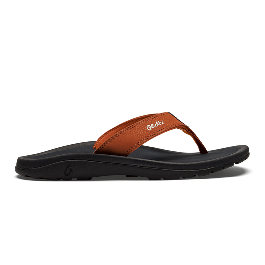 Men OluKai ‘Ohana Men's Best Selling Beach Sandals - Dirt / Lava Rock