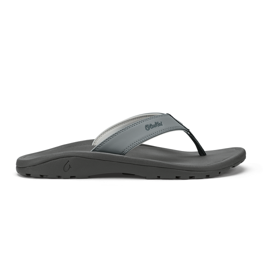 Men OluKai ‘Ohana Men's Best Selling Beach Sandals - Ash / Rock