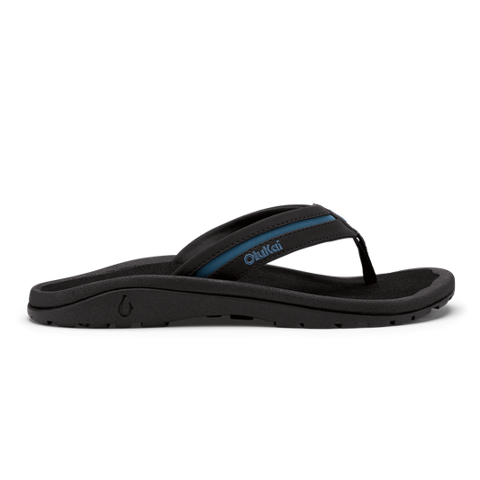 Men OluKai ʻOhana Pālua - Black / Slate Blue