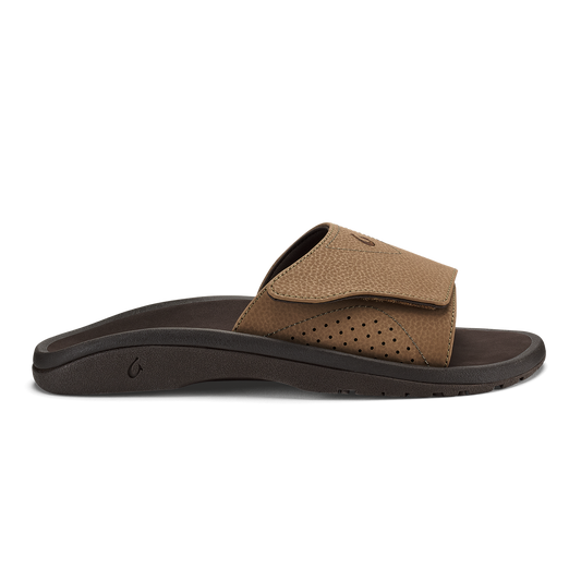 Men OluKai Nalu Slide - Tan / Dk Java