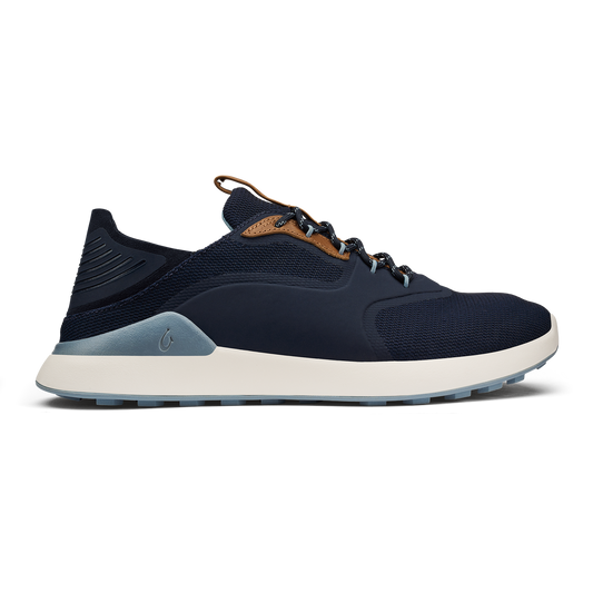 Men OluKai OluKai Kā‘anapali Men’s Golf Shoe - Trench Blue / Sea Ice