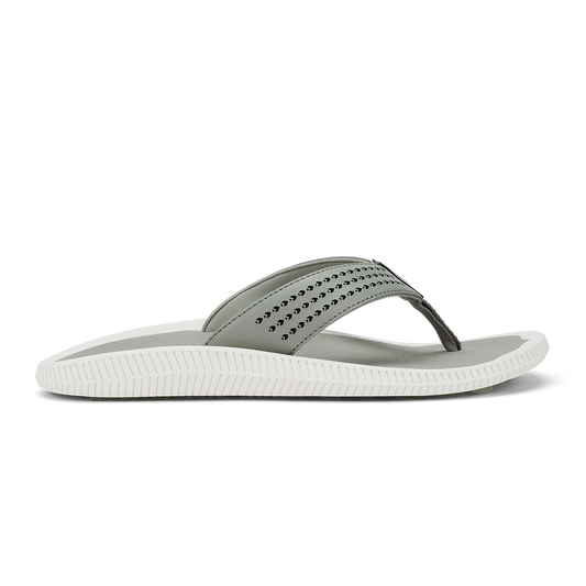 Men OluKai Ulele Golf Men’s Golf Sandals - Ash