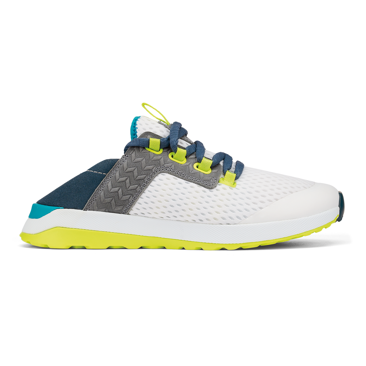 Women OluKai Wailuku Women’s Athletic Shoes - Bright White / Lagoon