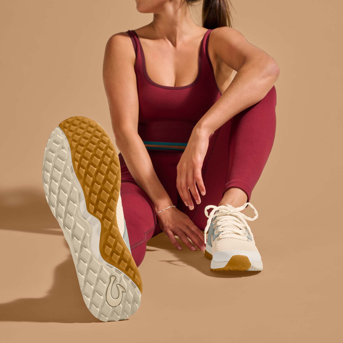 Women OluKai Wailuku Women’s Athletic Shoes - Off White