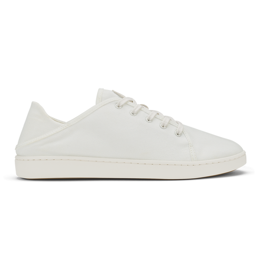 Women OluKai OluKai Pehuea Lī Canvas Women's Sneakers - Bright White