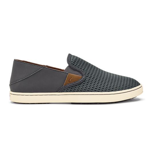 Women OluKai Pehuea Women's Breathable Slip-On Sneakers - Pavement
