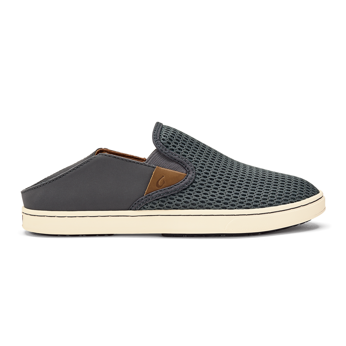 Women OluKai Pehuea Women's Breathable Slip-On Sneakers - Pavement
