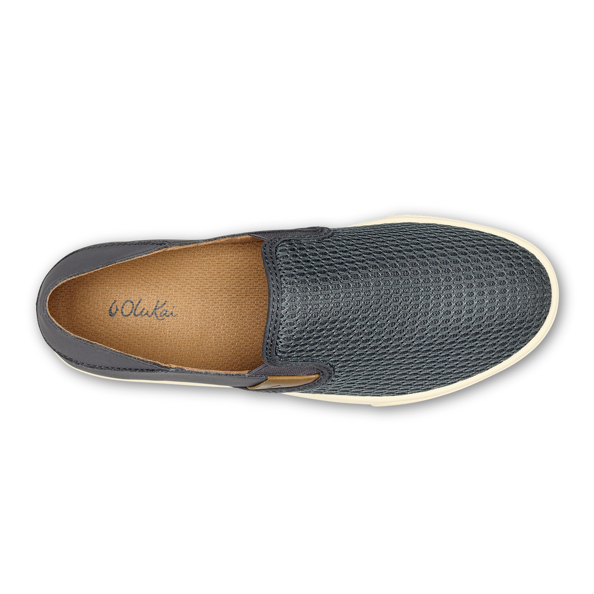 Women OluKai Pehuea Women's Breathable Slip-On Sneakers - Pavement