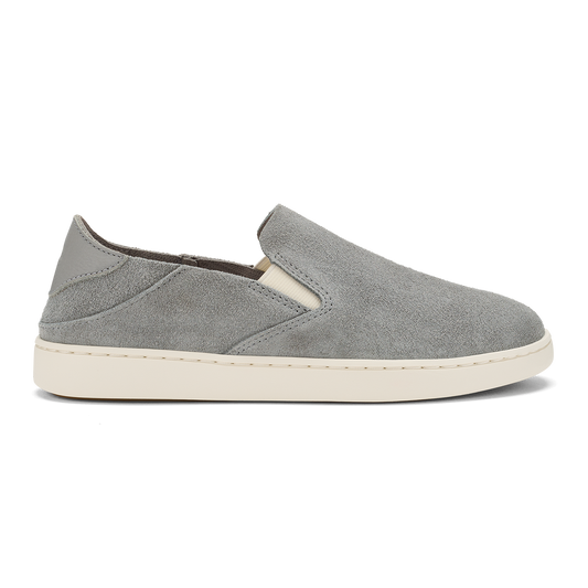 Women OluKai Pehuea Luxe Women’s Suede Shoes - Ash