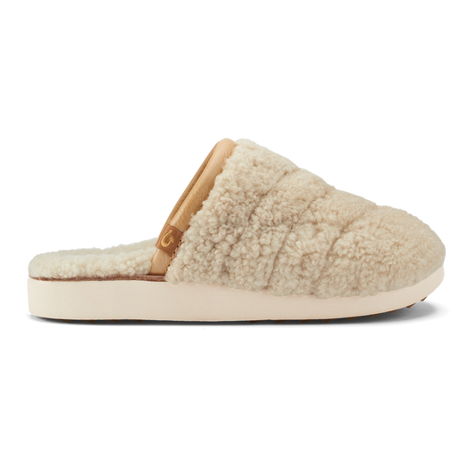 Women OluKai Pūpū Mua Women’s Shearling Mule Slipper - Tapa