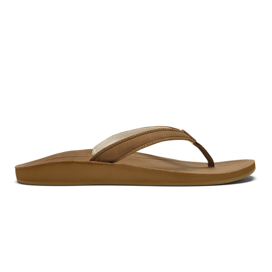 Women OluKai Southshore Women’s Waterproof Leather Sandals - Toffee