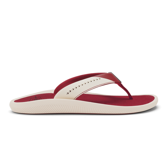 Women OluKai Ulele - Off White / Deep Red
