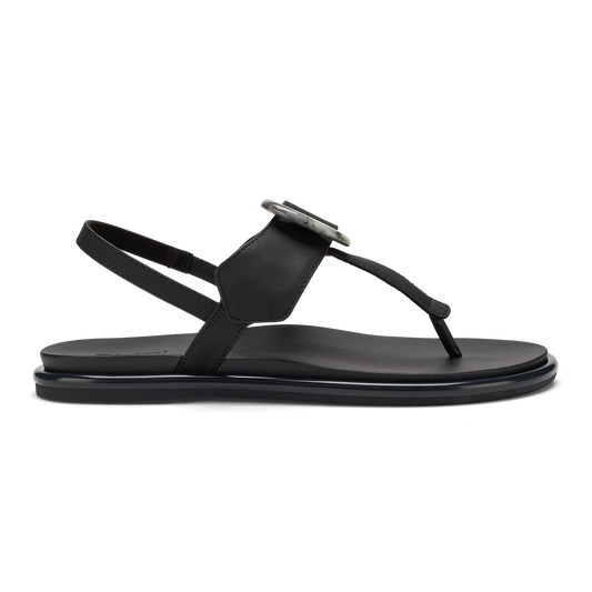 Women OluKai La‘i T-Bar Women’s Strappy Sandals - Lava Rock