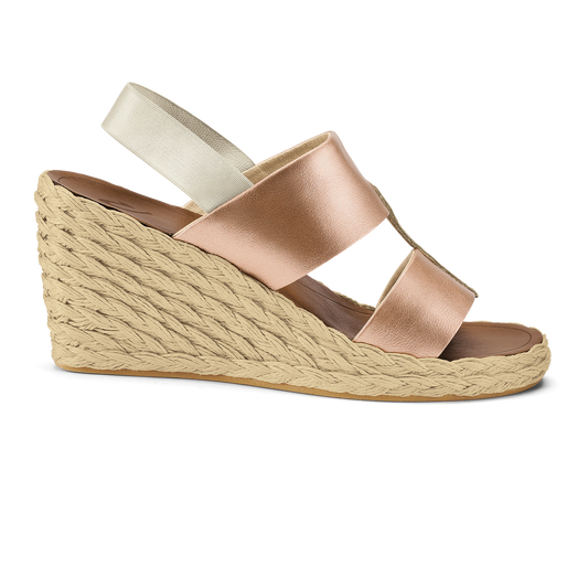 Women OluKai Lile Wedge - Copper / Tan